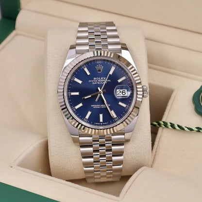 Datejust Blue Stick Dial Oyster