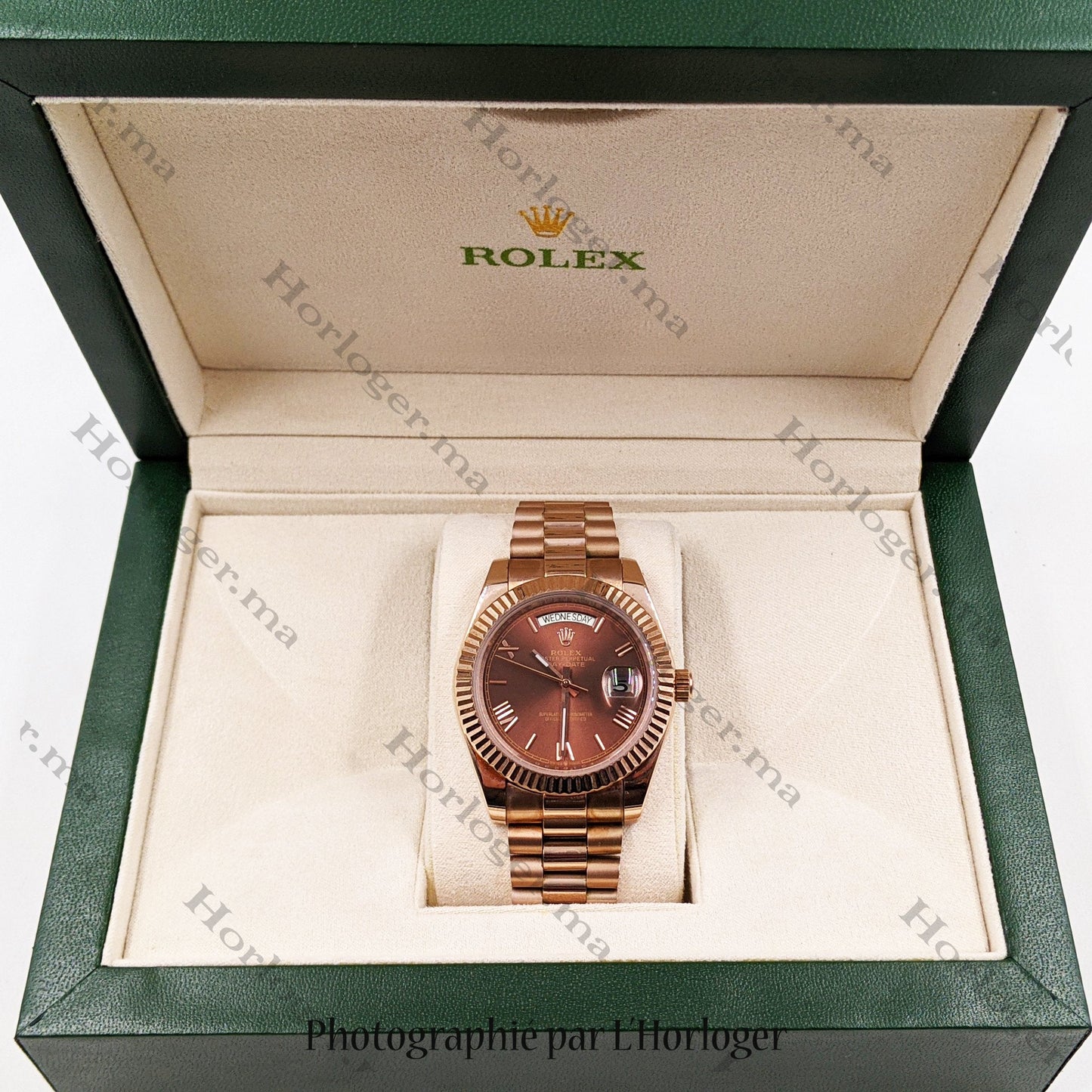 Day-Date 41 Chocolate Dial President Bracelet