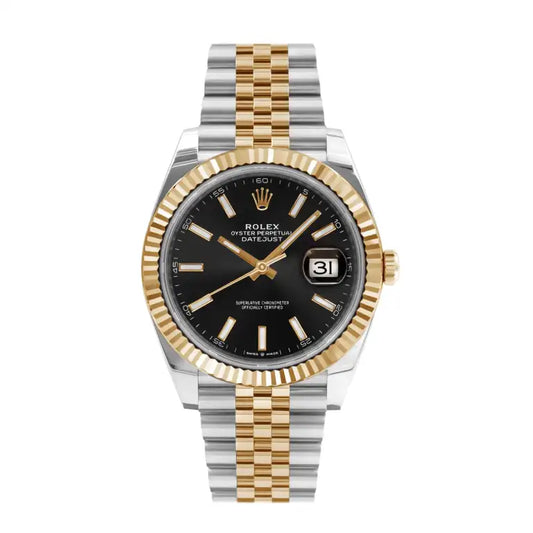 Datejust 41 Yellow Fluted Bezel Two-Tone Jubilee